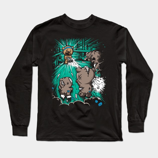 Zombears Long Sleeve T-Shirt by RA_Graphics